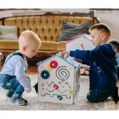 Бизиборд маленький домик Бизикидс White