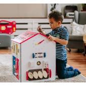 Бизиборд средний домик Бизикидс White