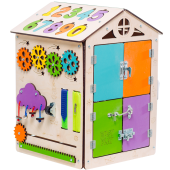 Бизиборд домик Цифры 45х30 см