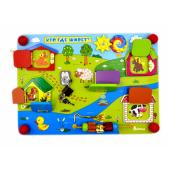 Бизиборд "Кто где живет"