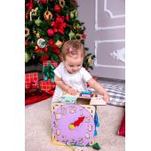 Бизикуб развивающий ElitToys 25х25 см