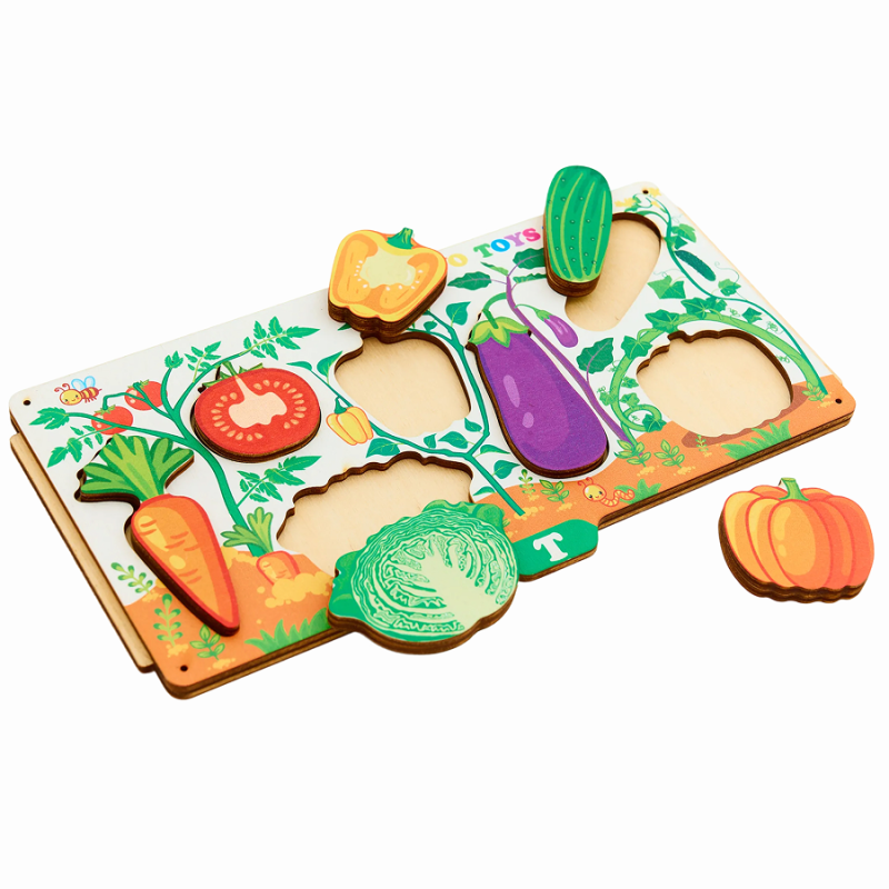 Сортер развивающий Умный комодик - На ферме, фигуры вкладыши фото