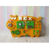 Бизиборд "Бегемотик"