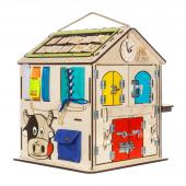 Бизиборд "Яблочный домик" со светом