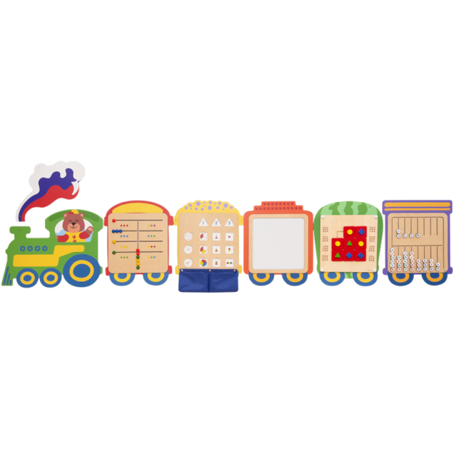 Развивающая панель Поезд