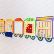 Развивающая панель Поезд фото