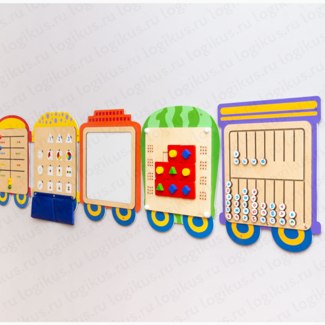 Развивающая панель Поезд