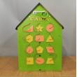 Бизиборд Домик 60х40 см со светом салатовый фотографии