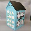 Бизиборд Домик 50х30 см со светом мятный фотографии