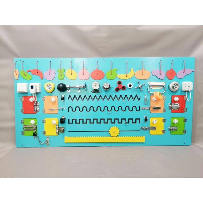 Бизиборд Малыш Смышленыш Мега Фрукты-Овощи Мега фото