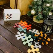 Гипоаллергенный пазл-молекула для развития моторики рук