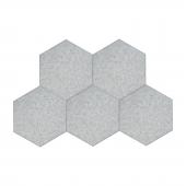 Шумопоглощающие панели для стен MyMatto - Сота серый мраморный