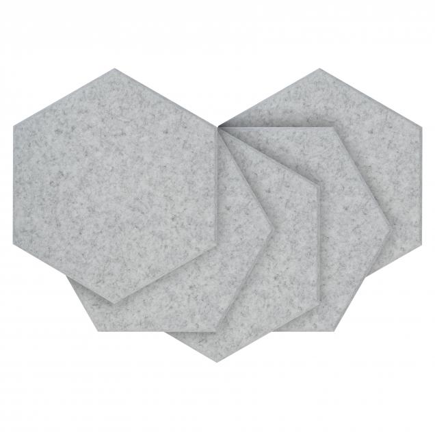 Шумопоглощающие панели для стен MyMatto - Сота серый мраморный