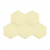 Теплые настенные панели из ЭКО-войлока MyMatto  - Сота шампань