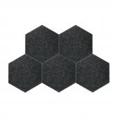 Теплые настенные панели из ЭКО-войлока MyMatto  - Сота мокрый асфальт