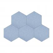 Шумопоглощающие панели для детской комнаты MyMatto - Сота голубой