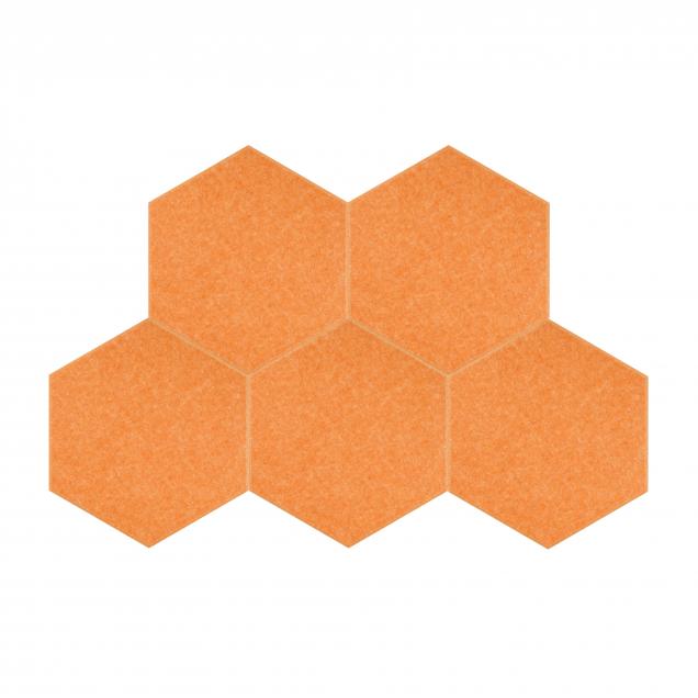 Декоративные настенные панели из ЭКО-войлока MyMatto - Сота мёд