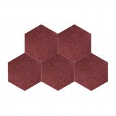 Панели для стен из ЭКО-войлока MyMatto - Сота винный