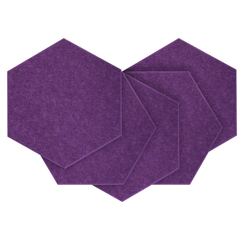Мягкие панели для стен MyMatto - Сота фиолетовый