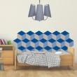Шумопоглащающие панели для детской комнаты MyMatto - Ромб голубой фотографии