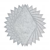 Шумопоглощающие панели для стен MyMatto - Ромб серый мраморный