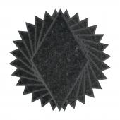 Теплые настенные панели из ЭКО-войлока MyMatto - Ромб мокрый асфальт