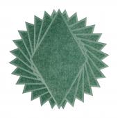 Мягкие настенные панели для детской комнаты MyMatto - Ромб зеленый мраморный