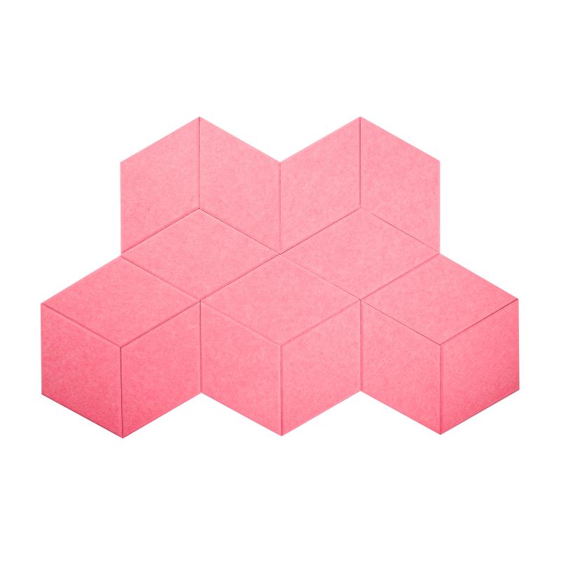 Утепляющие мягкие панели для детской комнаты MyMatto - Ромб розовый