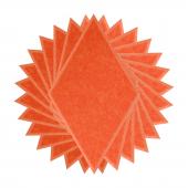 Гипоаллергенные панели из ЭКО-войлока на стену MyMatto - Ромб оранжевый