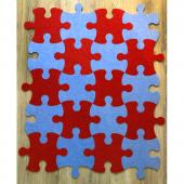 Смарт-коврик Mymatto Classic Красно-голубой