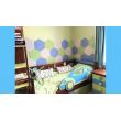 Утепляющие мягкие панели для детской комнаты MyMatto - Квадрат сиреневый фотографии