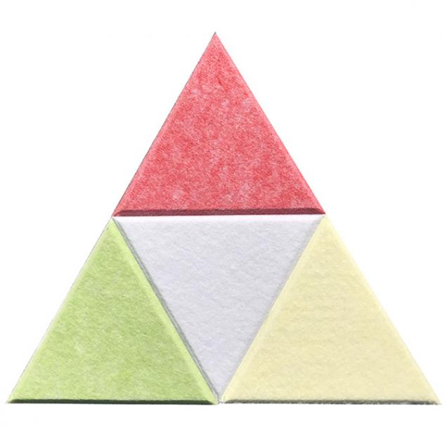 Настенные панели из ЭКО-войлока MyMatto - Треугольник кремовый