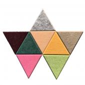 Мягкие шумопоглощающие панели для стен MyMatto - Треугольник горчичный