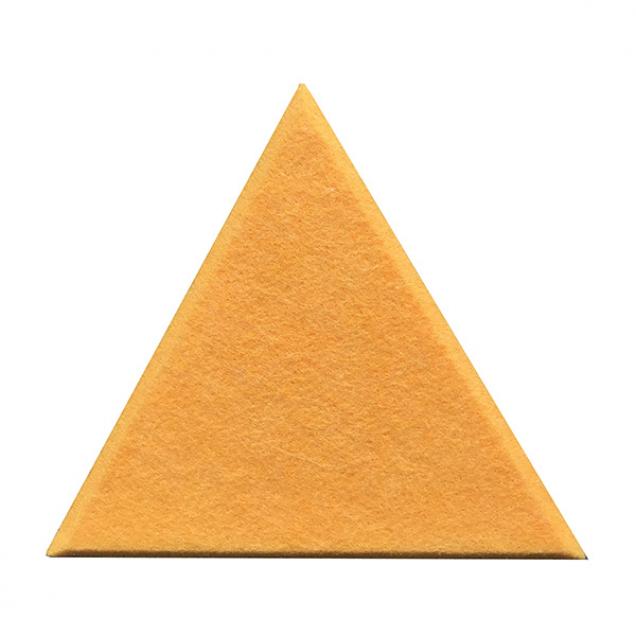 Декоративные настенные панели из ЭКО-войлока MyMatto - Треугольник желтый