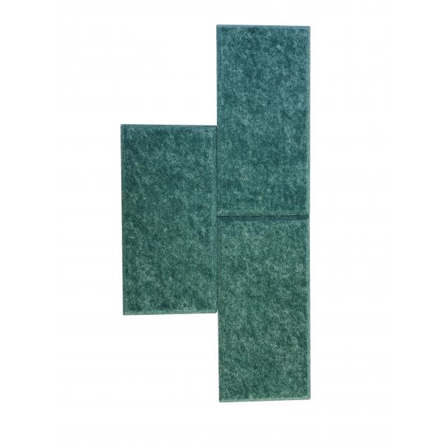 Мягкие настенные панели для детской комнаты MyMatto - Кирпич зеленый мраморный