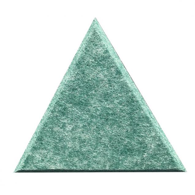 Мягкие настенные панели для детской комнаты MyMatto - Треугольник зеленый мраморный