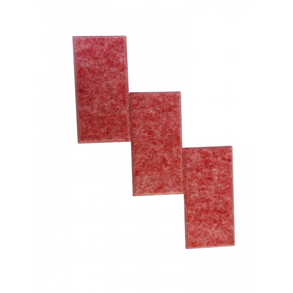 Гипоаллергенные панели из ЭКО-войлока на стену MyMatto - Кирпич красный мраморный