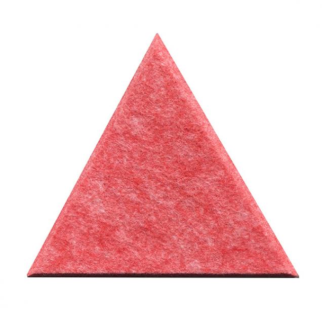 Гипоаллергенные панели из ЭКО-войлока на стену MyMatto - Треугольник красный мраморный