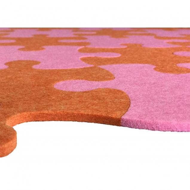 Смарт-коврик Mymatto Classic Оранжево-розовый