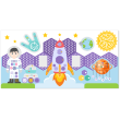 Декоративно-развивающая панель - Космос