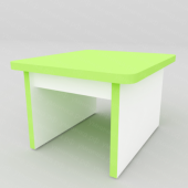 Скамейка детская Зимний вечер 1-местная (ЛДСП)