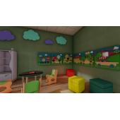 Тактильно-развивающая панель «Транспорт»