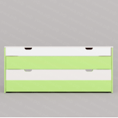 Кровать детская 2-х ярусная Зимний вечер (ЛДСП, Брус)