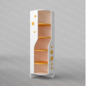 Детская полка угловая Космос