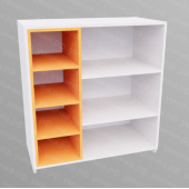 Детский стеллаж Космос 7-секционный