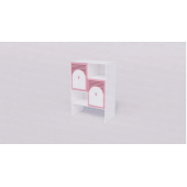 Стеллаж детский Город цветов 6-секционный