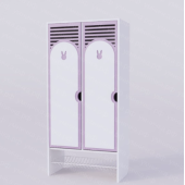 Шкафчик детский Город цветов 2 секции (ЛДСП, МДФ)