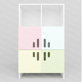 Детский стеллаж Солнечное лето 6 секций