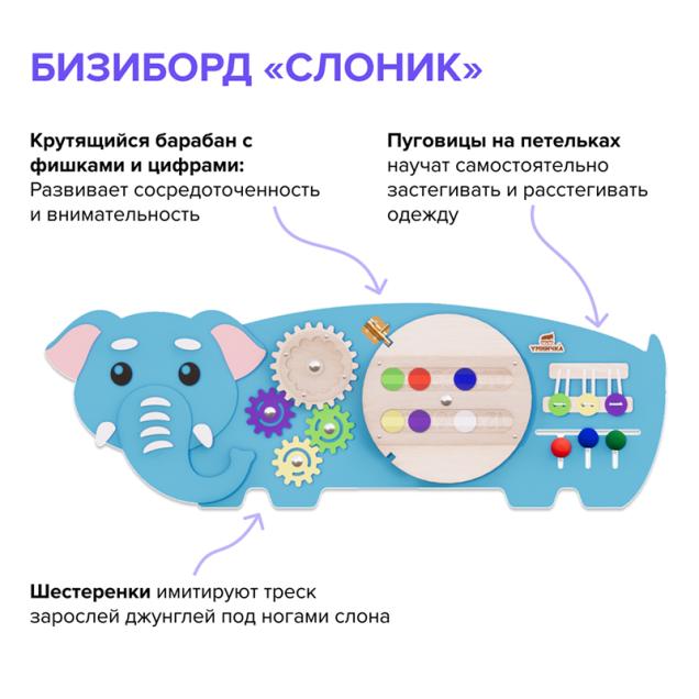 Набор бизибордов - Африканские животные 2.0