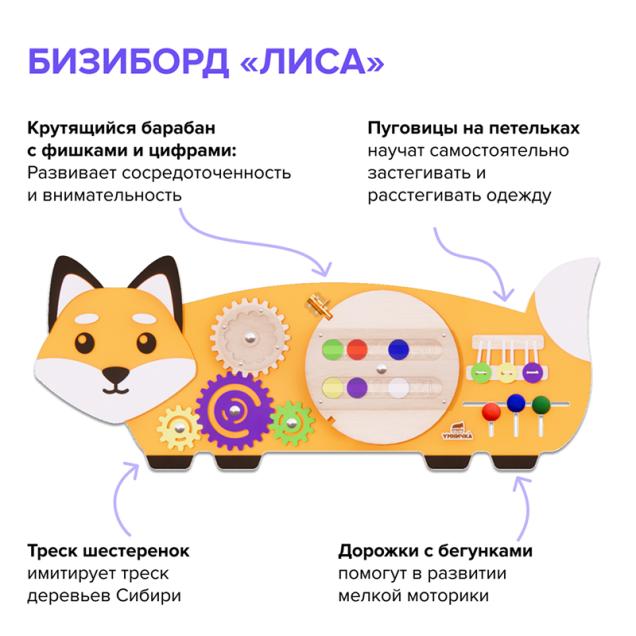 Набор бизибордов - Лесные жители 2.0